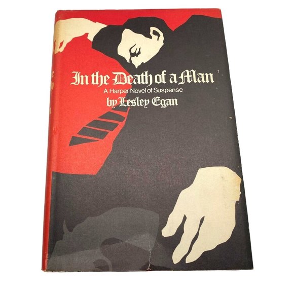 In the Death of a Man by Lesley Egan Suspense Novel Book Club Edition 1970 HCDJ - Picture 1 of 9